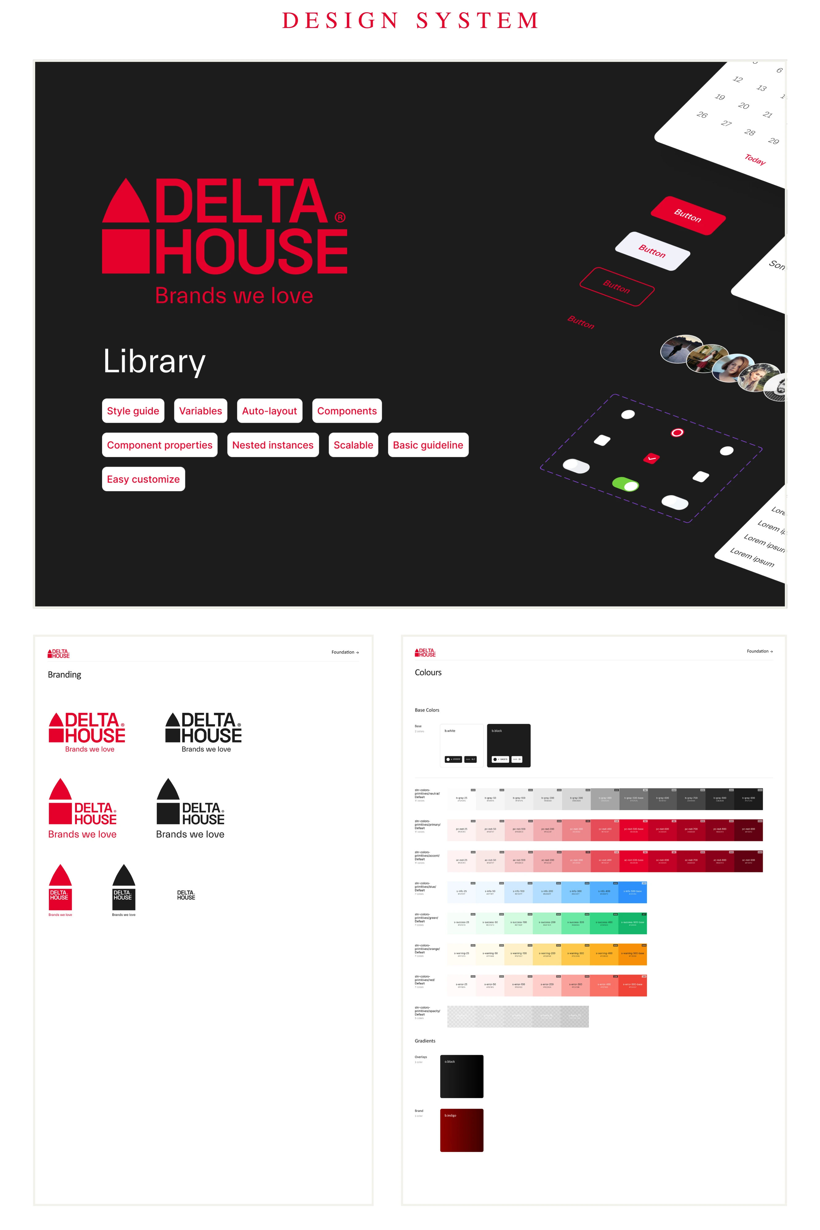 Antonio Ebert Delta House - Design System e componentes visuais